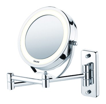 BEURER - Kosmetikspiegel Wandm bel. 2Fl. abnehmbar chr