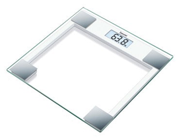 BEURER - Personenwaage b.150kg Glas XL LCD-Anz si-ws