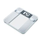 BEURER - Fettanalysewaage b.150kg Glas LCD-Anzeige edelstahl