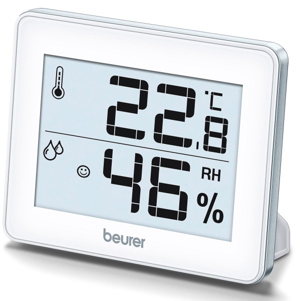 BEURER - Thermo-Hygrometer großes LCD weiß