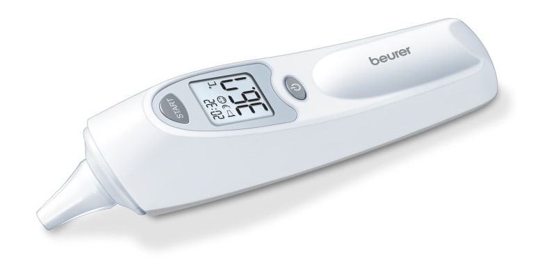 BEURER - Ohrthermometer 10Speicherpl. Infrarot Display ws