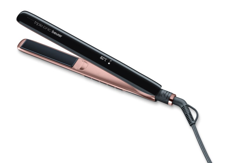 BEURER - Haarglätter 100-220G Titaniumpl. LCD Triple Ionic sw