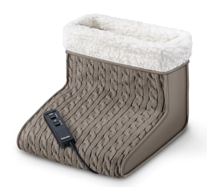 BEURER - Fusswärmer+Massage 15W 32x26x26cm 2St. braun