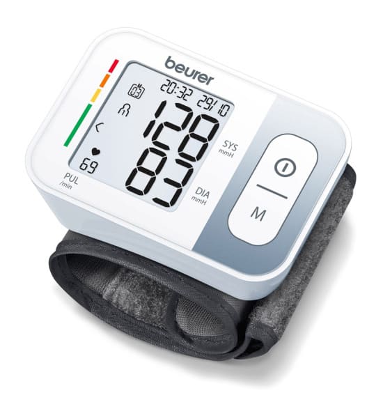 BEURER - Blutdruckmessgerät f. Handgelenk 2x60 Speicher LCD weiß