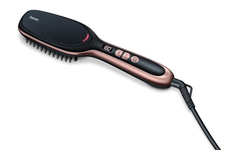 BEURER - Haarglätterbürste 50W 120-200G Keramikbesch. LED sw