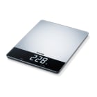 BEURER - Küchenwaage b.15kg 1gTeilung Tara LCD edelstahl-schwarz