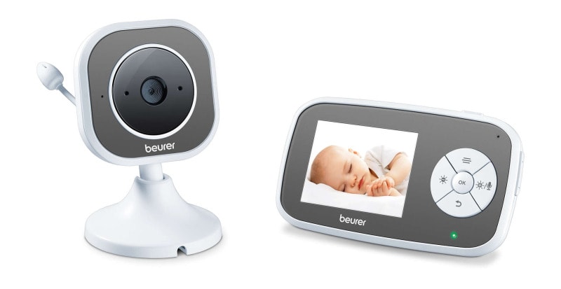 BEURER - Babysitter-Video Eco+ LCD 300m Timer Zoom Sprechf. ws-grau