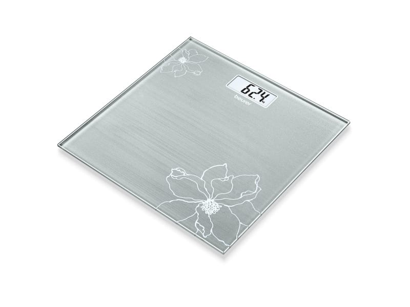 BEURER - Personenwaage b.180kg 100gTeil Glas LCD-Anzeige si