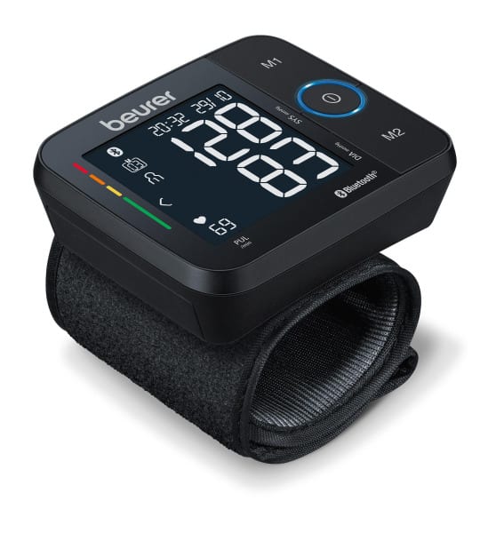 BEURER - Blutdruckmessgerät f. Handgelenk 2x60 Speicher LCD sw