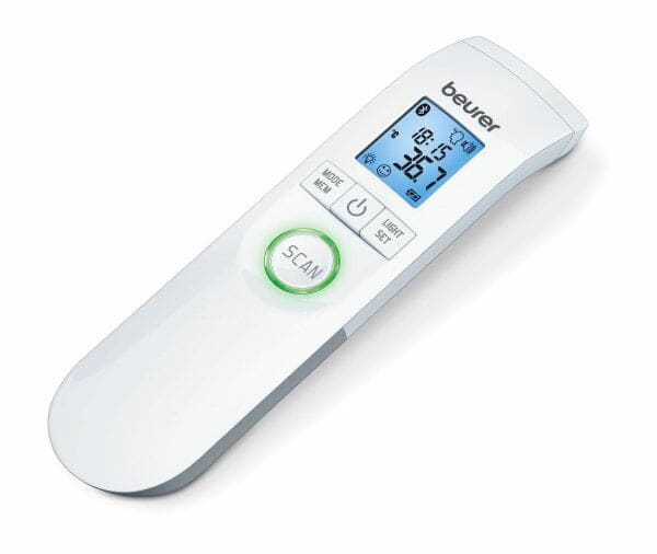 BEURER - Stirnfieberthermometer digital 60Speicher Display Bluet. ws