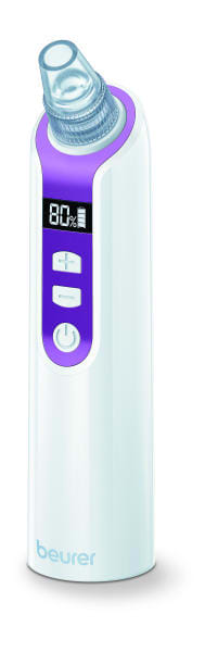 BEURER - Porenreiniger 3W Akku 5St. LCD Disp 3Aufsätze ws-lila
