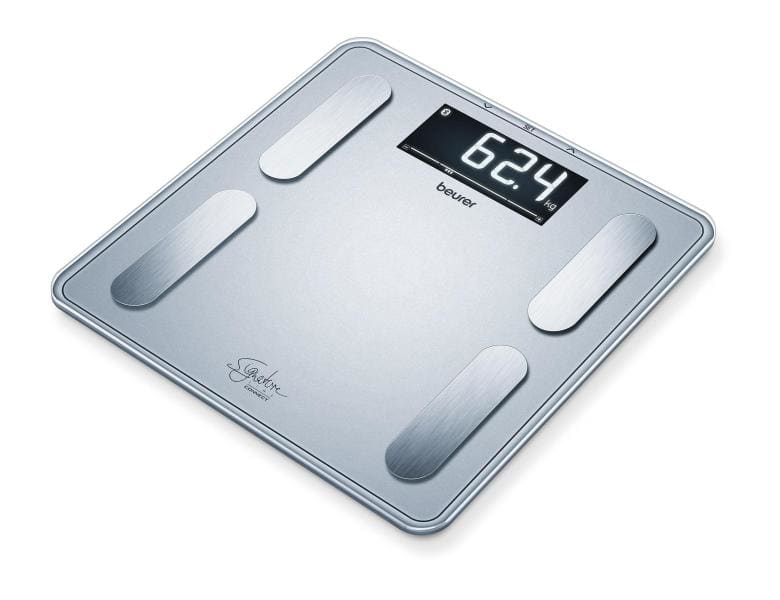 BEURER - Fettanalysewaage b.200kg XXL-LCD 8Speicher BMR+AMR BMI BT