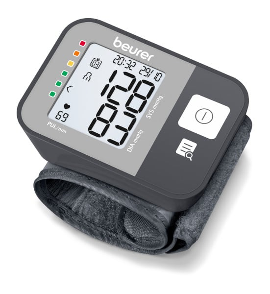 BEURER - Blutdruckmessgerät f. Handgelenk 2x60 Speicher LCD sw-gr