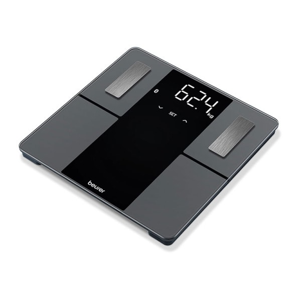 BEURER - Fettanalysewaage b.180kg XXL-LCD 8Speicher BMR+AMR BMI BT sw