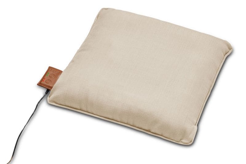BEURER - Massagekissen Shiatsu Akku 4 Köpfe Wärmef. Rotierend gr/beige