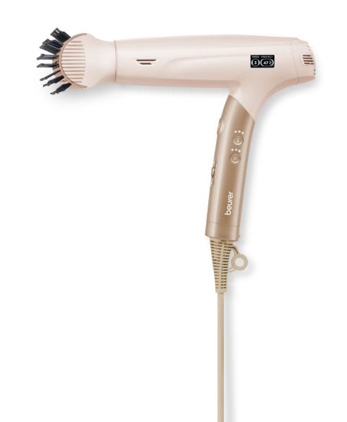 BEURER - Haarfön 1600W 3Temp/3Gebl Ionen Kaltst. 4 Aufs. rose