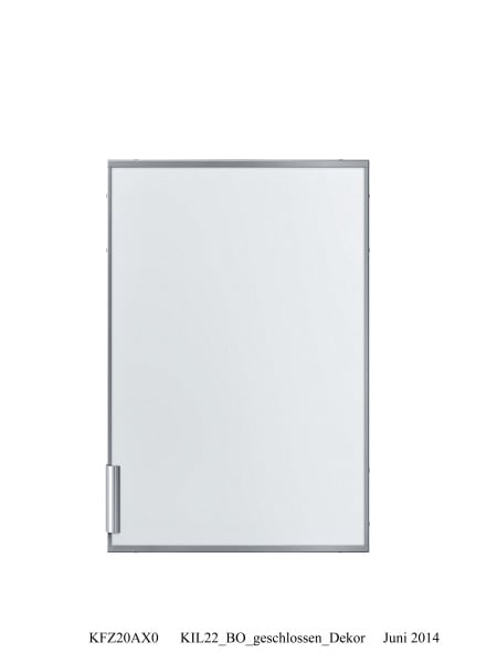 BOSCH BSHG - Türfront mit Alu-Dekorrahmen