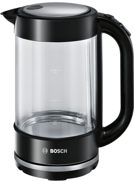BOSCH BSHG CP - Wasserkocher 2400W 1.7L kabellos schwarz-Glas
