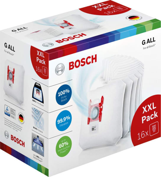 BOSCH BSHG CP - Staubsäcke Typ G ALL außer BSG8, BSN, BSG1 (16Stk)