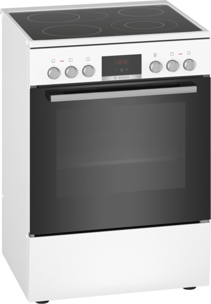 BOSCH BSHG - Standherd 3D 60cm Ceran 7BA 2f.Teleskop-Ausz EcoClean Uhr ws