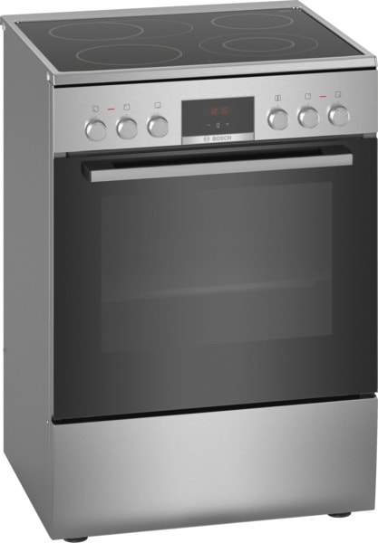 BOSCH BSHG - Standherd 3D 60cm Ceran 7BA 2f.Teleskop-Ausz EcoClean Uhr ed