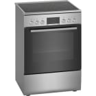 BOSCH BSHG - Standherd 3D 60cm Ceran 7BA 2f.Teleskop-Ausz EcoClean Uhr ed