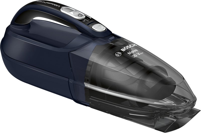 BOSCH BSHG CP - Akkusauger 18-20V 45min 0.3L 2St. waschbarer F. blau