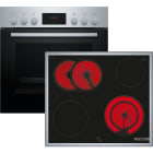 BOSCH BSHG - E-Herd Set: HEF133BS1 + NKN645GA2E edelstahl