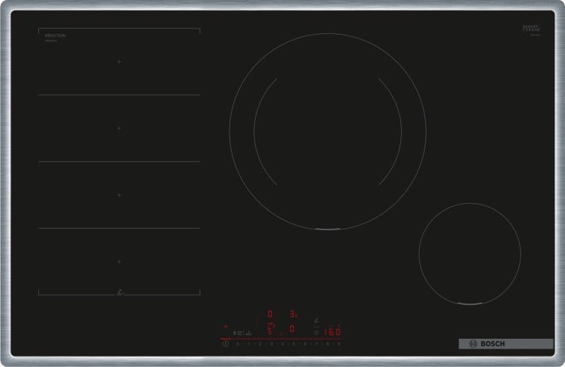 BOSCH BSHG - Glaskeramik Kochstelle 80cm 1xFlex 4xInd Zwkr SmartHood edst