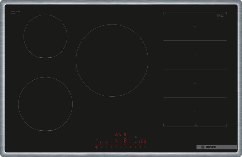 BOSCH BSHG - Glaskeramik Kochstelle 80cm 1xFlex 5xInd SmartHood edst
