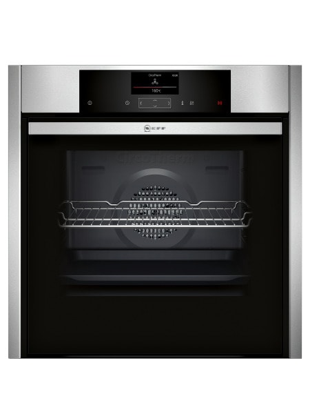NEFF BSHG - Einbaubackrohr,13BA,EasyClean,Disp.,Uhr,edelstahl
