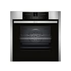 NEFF BSHG - Einbaubackrohr,12BA,EasyClean,Disp.,Uhr,edelstahl
