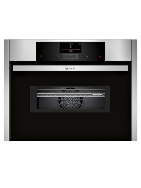NEFF BSHG - Kompaktbackofen+Mikro,12BA,45L,EasyClean,Disp.,edelstahl