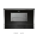 NEFF BSHG - EinbauMikrowelle m.Grill,60cm,900W,5St.,21L,Disp.,edelstahl