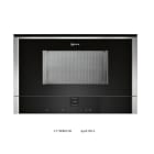 NEFF BSHG - EinbauMikrowelle,60cm,900W,5St.,21L,Disp.,edelstahl