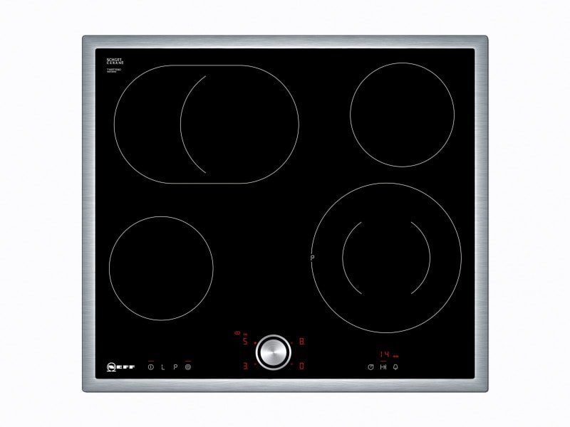 NEFF BSHG - Glaskeramik Kochstelle,60cm,ZwKr,Bräterz,edelstahl