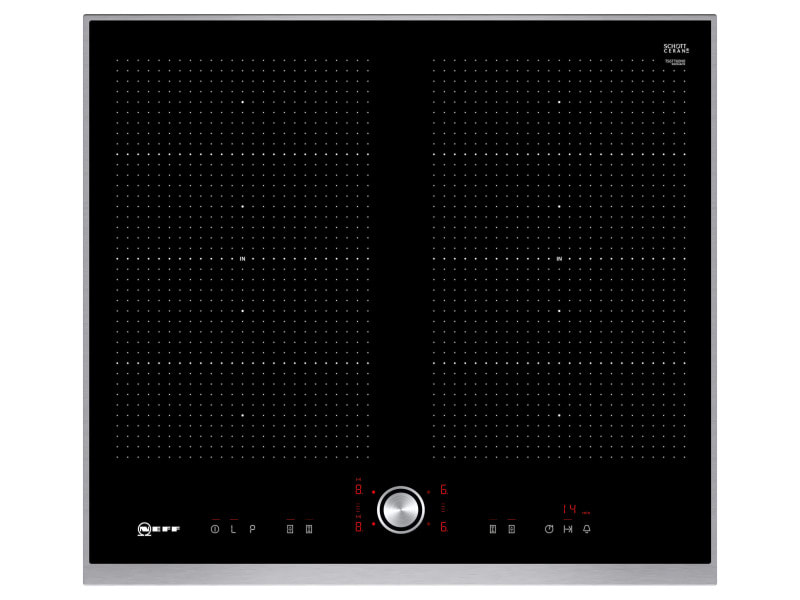 NEFF BSHG - Glaskeramik Kochstelle,60cm,2xVario,4xInduktion,edelstahl