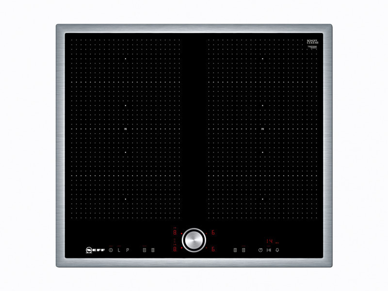 NEFF BSHG - Glaskeramik Kochstelle,60cm,2xVario,4xInduktion,edelstahl