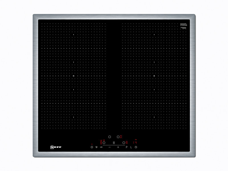 NEFF BSHG - Glaskeramik Kochstelle,60cm,2xVario,4xInduktion,edelstahl