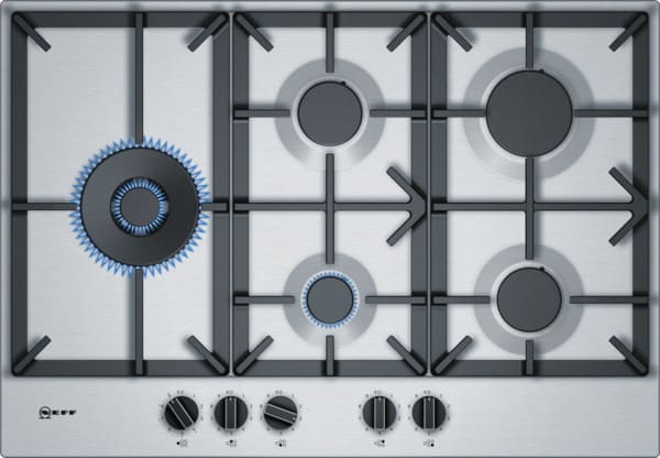 NEFF BSHG - Gas-Kochstelle,75cm,5 Brenner,edelstahl