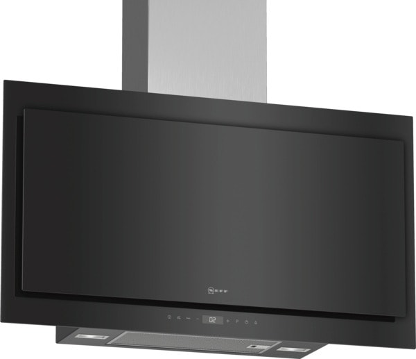 NEFF BSHG - Dunstabzug,Wand-Dekor,90cm,Glasschirm,schwarz-edst