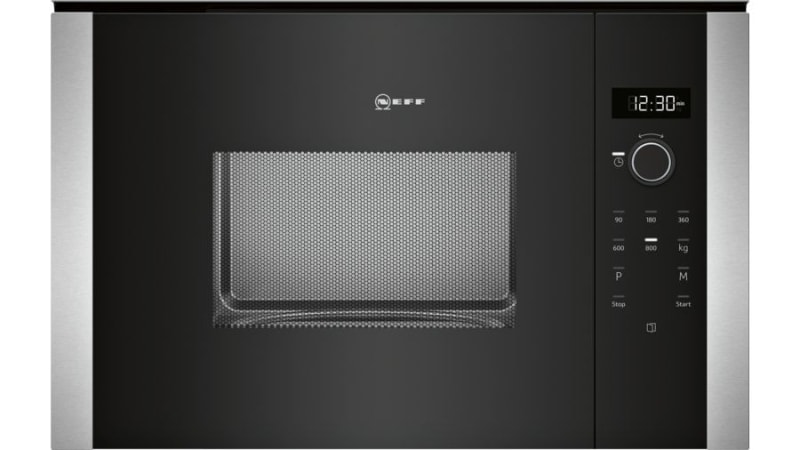 NEFF BSHG - EinbauMikrowelle,60cm,800W,5St.,20L,schwarz