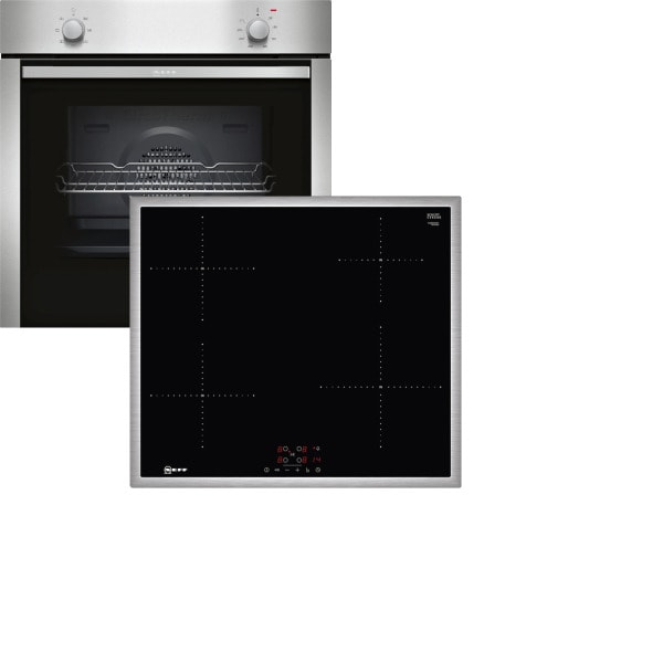 NEFF BSHG - B-Herd Set: B1DCA0AN0 + T36BB40N1, edelstahl