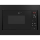 NEFF BSHG - EinbauMikrowelle 50cm 800W 20L 5Stufen Easy Clean schwarz
