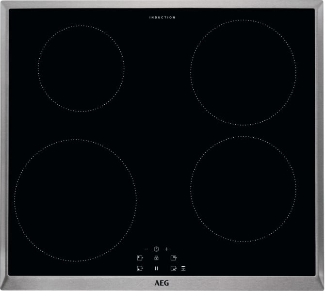 AEG HAUSGERÄTE - Glaskeramik Kochstelle,60cm,Induktion,edelstahl