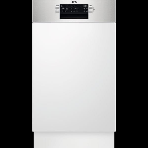 AEG HAUSGERÄTE - Geschirrspüler int. 45cm 9Prog. AqCo D edelstahl