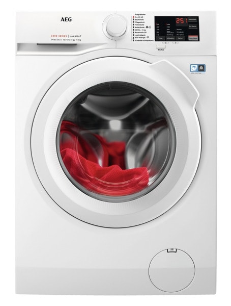 AEG HAUSGERÄTE - Waschmaschine 1400U/min 8kg Disp AqCo ProTex A weiß