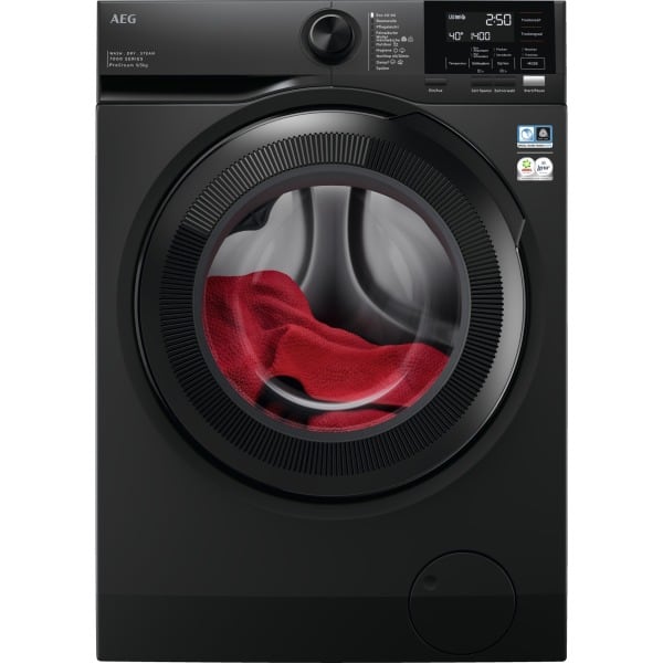 AEG HAUSGERÄTE - Waschtrockner 1600U/min 9/5kg Disp AqCo ProTex A/D sw