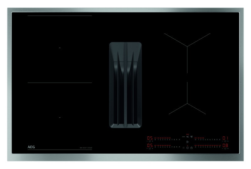 AEG HAUSGERÄTE - Glaskeramik Kochstelle 80cm 4xInd 1xBridgeF. Dunstabz. A+ ed