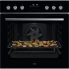 AEG HAUSGERÄTE - Einbauherd 10BA LongCl Pyrolyse SteamBake Disp 71L A+ sw